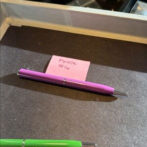 COACH Purple Ballpoint Mini Pen